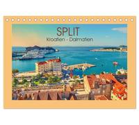 SPLIT Kroatien - Dalmatien (Tischkalender 2026 DIN A5 quer), CALVENDO Monatskalender: Top-Strände und die vielen Inseln wurde zu einem der attraktivsten Reiseziele in Europa.