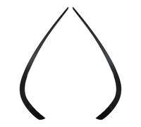 Split Spoiler Paraurti Anteriore Per Mercedes Per Benz Classe E Coupé C207 Sport Version 2013-2016 OOPUHKSY(Carbon fiber look)