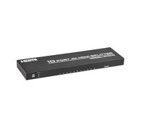 Splitter 1x10 4K 3D di livello industriale, estensione 25M, display HD, distributore di switch multimediale for ufficio e casa,Cambia senza problemi