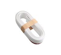 Splitter 250 X 55mm Labbro Paraurti Anteriore Auto Protezione Universale Labbro Paraurti Striscia Spoiler Gonna Laterale In Gomma Per Auto Camion SUV Labbro Paraurti Anteriore(Bianco)