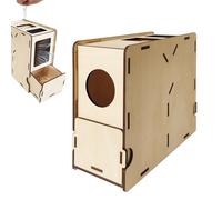 Splitter a guscio soffiato per mangime per uccelli - Uscita 'aria a rete, macchina per il vino del grano, strumento efficiente per la separazione dei cereali, lanciatore di pula regolabile a bassa