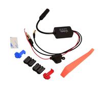 Splitter Amplificatore Antenna DAB per Autoradio, Compatibile da SMB a DIN per Sony, Pioneer, JVC, Kenwood, Blaupunkt, Alpine - Adattatore Antenna Radio Digitale DAB+ Plus per Auto