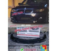 SPLITTER ANTERIORE ADATTO PER BMW SERIE 5 E60 E61 M TECH ABS NERO LAMA