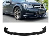 SPLITTER ANTERIORE INFERIORE NERO LUCIDO PER MERCEDES-BENZ CLASSE C W204 2007-14