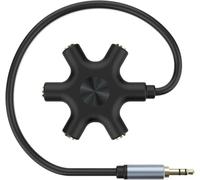 Splitter audio a 5 jack - Splitter portatile per cuffie da 3,5 mm per un massimo di 5 dispositivi, perfetto per aule, ascolto di musica e mix audio