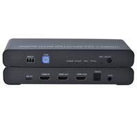 Techly Splitter HDMI 2.1 8K 1 in 2 out con SPDIF e Audio 3.5mm Stereo