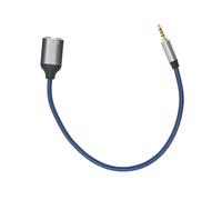 Splitter audio universale da 3,5 mm con riduzione del rumore, microfono in linea e controlli remoti, converte il jack combinato in porte separate per