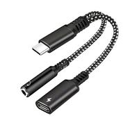 Splitter Cable For Headset - Adattatore audio da 3,5 mm, connettore per cuffie, splitter a Y, dispositivo jack | Cavo di condivisione audio portatile per smartphone tablet laptop