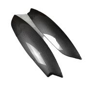 Splitter Canard Protector 2 Pezzi Per Golf 5 MK5 Per GTI R Per TSI Per TDI 2003-2009 2010 Fari Auto Palpebre Copertura Adesivo Accessori Sopracciglia Frontali Labbro Paraurti(Carbon Painted)