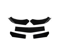 Splitter Canard Protector 5 Pezzi Kit Carrozzeria Universale Per Auto Separatore A Papera Paraurti Anteriore Labbro Separazione Accessori Ricambio Frontali Labbro Paraurti(5Pcs Bright Black)