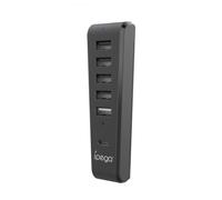 Splitter caricatore hub di espansione HUB USB 2.0 for console di gioco PS5 Slim Digital Disc Edition, adattatore con 4 USB 2.0+1 porta di ricarica USB+1 porta di tipo C for accessori da gioco PS5 Slim