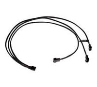 Splitter cavo a Y 4 pin a 3x 4 pin PWM, 60 cm Nero