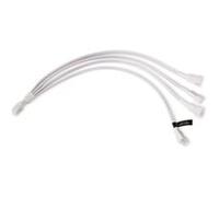 Splitter cavo a Y 4 pin a 4x 4 pin PWM, 30 cm bianco