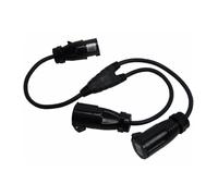 SPLITTER CEE CAVO CORRENTE SDOPPIO DA SPINA 16A MASCHIO 3 POLI 2P+T IP44 A 2 PRE