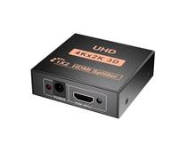 Splitter Compatibile 1x4 Full HD 4K Audio Video 1 In 4 Out HDMI Amplificatore Adattatore For HDTV DVD PS3 Xbox Copertura più ampia(1x2 USB Cable)