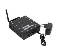 Splitter D-MX, Distributore Amplificatore di Segnale Ottico D-MX512, 1 Ingresso e Uscita Diretti, 8 Uscite Indipendenti per Controllo Illuminazione, Console da Palco, Feste, DJ, Club, Discoteca