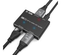 Splitter da DisplayPort 1.4DP a HDMI, alimentazione tramite Micro USB, supporto per le modalità SST e MST per estendere la configurazione del