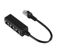 Splitter di rete, adattatore RJ45 per DSL ad alta velocità, porte Ethernet per modem via cavo, cavo di prolunga Ethernet a trasmissione stabile da 1