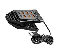 Splitter di ricarica USB per connessione dati dedicata, 200 cm | Adattatore per cavo a 8 porte, porta dati dedicata singola, sette porte di sola ricarica per una connessione chiara