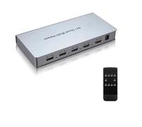 Splitter di segmentazione dello schermo con ingresso a 4 canali, compatibile 4x1, Quad Multi-viewer, passaggio senza interruzioni da PC a TV facile da usare