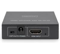 SPLITTER DIGITUS HDMI, 1x2, 4k/30 Hz PER 2 MONITOR CON 1 DISPOSITIVO - DS45340