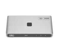 Splitter DisplayPort bidirezionale 1 ingresso 2 uscite, switch DP 4K 60Hz con supporto HDCP 2.2 e audio HD, compatibile con computer e proiettore.