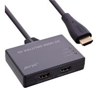 Splitter-distributore HDMI - 2 vie - 4K-60Hz - con cavo integrato NEW