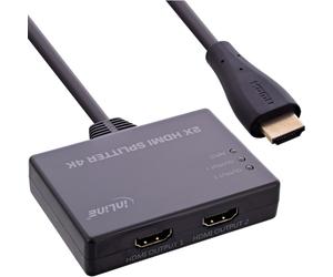 Splitter-distributore HDMI - 2 vie - 4K-60Hz - con cavo integrato NEW