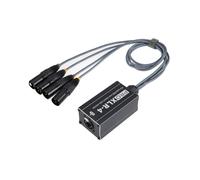 Splitter DMX di Rete Via Cavo Audio RJ45 un XLR Maschio per L'Estensione Della Rete Via Cavo Snake Della Registrazione Sul Palco o nel Studio