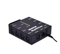 Splitter DMX isolato a 8 vie - Distributore amplificatore splitter universale a 8 derivazioni Uscite a 3 pin per segnali DMX.