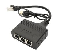 Splitter Ethernet, 1 a 3 Splitter RJ45 Ad Alta velocità 1000Mbps Splitter Gigabit Ethernet, 3 Dispositivi di Rete Simultanea, Splitter di Rete Lan per Cavo Cat5 5E 6 7 8