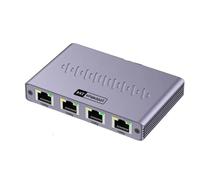 Splitter Ethernet 1x4 da 1000 Mbps, Gigabit RJ45 Cat6 LAN Internet, 1 ingresso e 4 uscite, accoppiatore di estensione for PC, laptop, router, TV digitale facile da usare