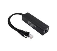 Splitter Ethernet con velocità Gigabit 5V 5A adattatore di uscita per sistemi di sicurezza sicuri involucro in metallo PoE Splitter