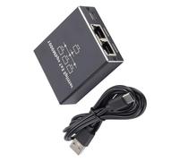 Splitter Ethernet da 1 a 2/3/4 ad alta velocità 1000Mbps adattatore convertitore per router display computer con cavo di alimentazione USB
