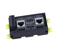 Splitter Ethernet da 1 a porte multiple RJ45 Hub adattatore per switch di rete Gigabit trasmissione del segnale per nylon resistente in fibra di vetro costruire per 4x4.7x8cm (2 porte)