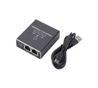Splitter Ethernet Gigabit RJ45 da 1 a 3, adattatore di rete ad alta velocità per router/modem/PC/console di gioco, plug-and-play, connessione