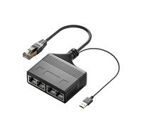 Splitter Ethernet multiplo 1 in 2/3/4 out splitter Ethernet RJ45 Splitter per case o esigenze di rete in ufficio