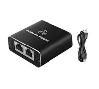 Splitter Ethernet RJ45 1 in 2 out adattatore di rete 1000Mbps per collegamento senza soluzione di continuità con porte USB di alimentazione RJ45