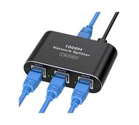 Splitter Ethernet RJ45 da 1 A 3 LAN Splitter Gigabit Ethernet da 1000 Mbps con Cavo di Alimentazione USB-C per Cat5/5e/6/7/8