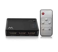 Splitter Ewent EW3730 3x HDMI 4K Preto