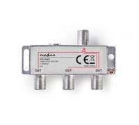 SPLITTER F SATELLITARE NEDIS SSPL300ME ATTENUAZIONI MAX 6,8 dB 5-1000 MHz 3 Uscite