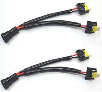 Splitter Filo Ceramica S 862 H27 Due Bardatura Nebbia Luce Presa Plug Connettore