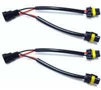 Splitter Filo P 9005 HB3 Due Bardatura Faro Hi Fascio Ricambio Connettore Per