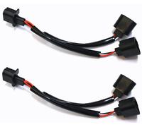 Splitter Filo P 9008 H13 Due Bardatura Testa Luce Ricambio Femmina Spina Adapter