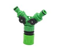 Splitter for acqua di rubinetto da giardino a 2 vie in plastica PP