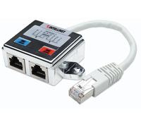 Splitter FTP a 2 porte argento NEW