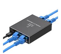 Splitter Gigabit Ethernet 1 in 3 out, BolAAzuL 1000 Mbps 1 x 3 switch LAN/Internet cavo splitter - Cat5/6/7 splitter 1 a 3, RJ45 cavo di prolunga di rete | Plug & Play | conveniente