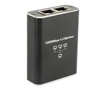 Splitter Gigabit Ethernet da 1 a 2 Ad Alta velocità 1000 Mbps con Cavo di Alimentazione USB, Splitter RJ45 per Cavo Cat5 5e 6 7 8 Splitter LAN per la Condivisione della