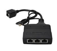 Splitter Gigabit Ethernet, Splitter di Rete da 1 a 3 Splitter Internet RJ45 Ad Alta velocità da 1000 Mbps per Cavi Cat8 Cat7 Cat6 Cat5 Cat5e, Ampia compatibilità