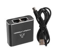 Splitter Gigabit Ethernet, Splitter LAN, Connessione Affidabile per Set Top Box per Monitor